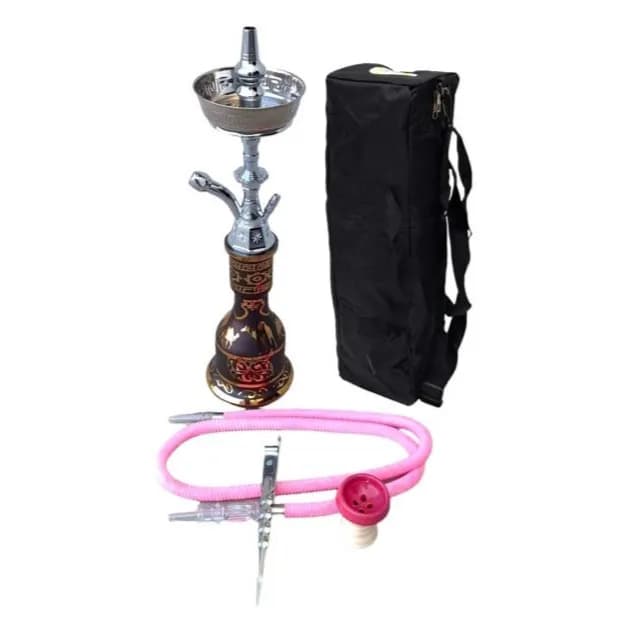 Mg Shisha Set Almani Mg-56 Silver With Bag