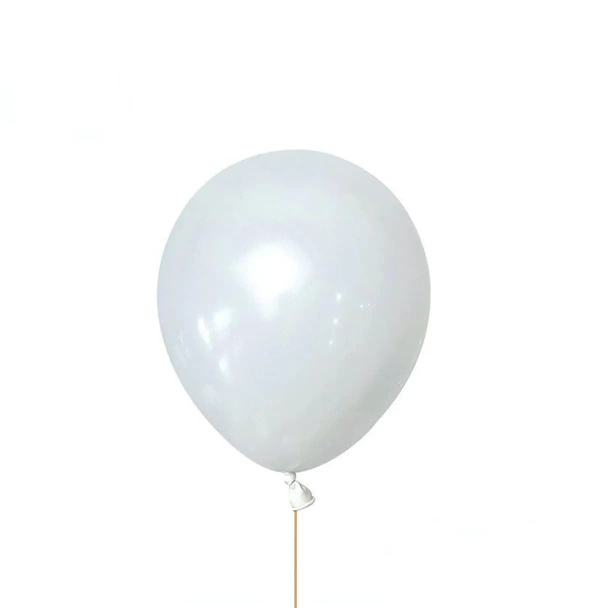 Balloon White Helium 12 Inch