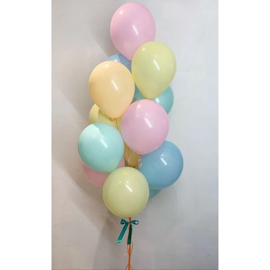 Balloons Pastel With Helium