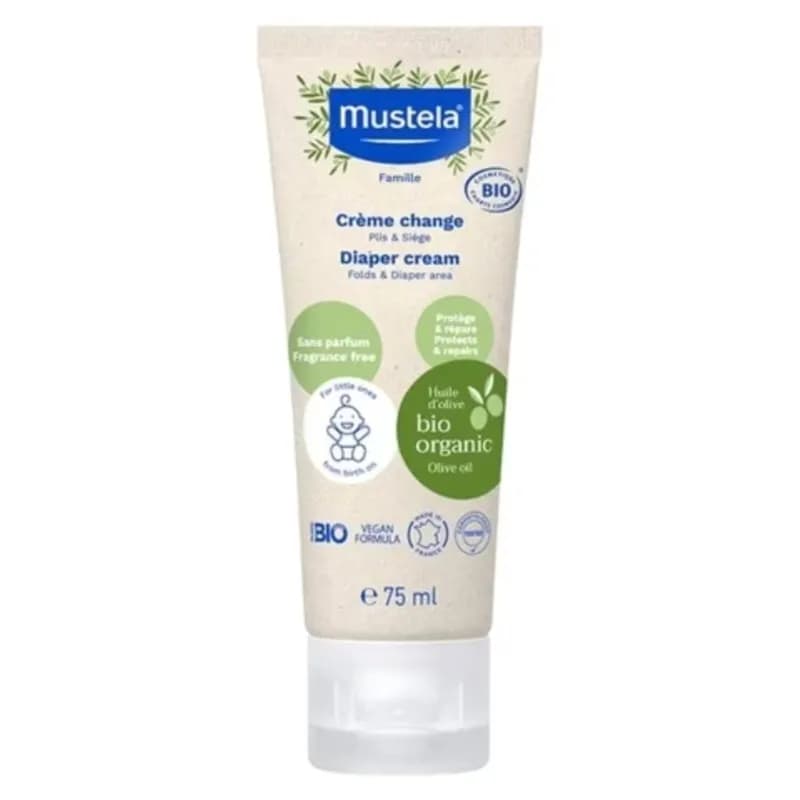 Mustela Organic Diaper Cream 75Ml