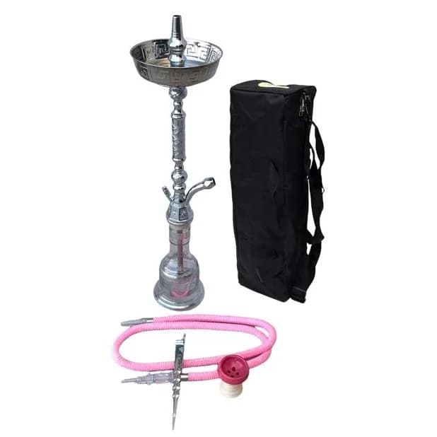 Mg Shisha Set Mg-55 Silver With Bag