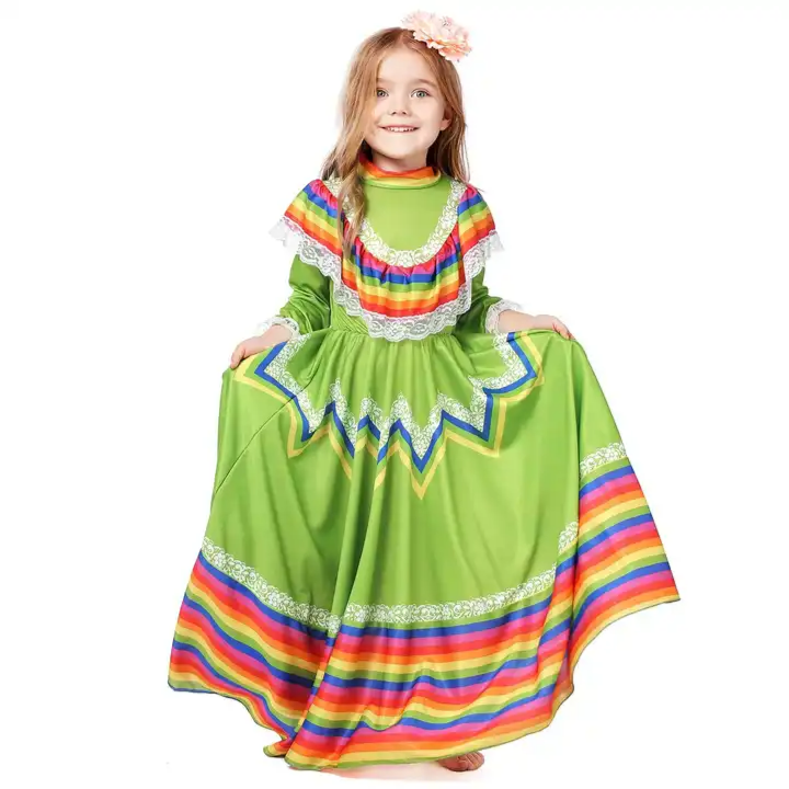 Green Mexican Dress