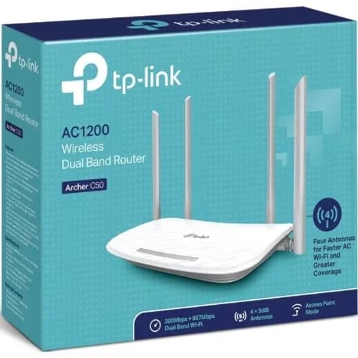 Archer C50 | AC1200 Wireless Dual Band Router | TP-Link