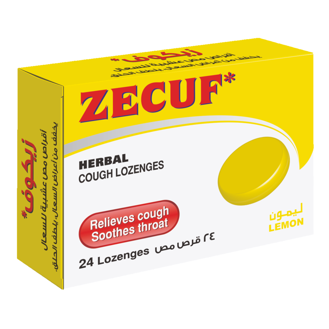 Zecuf Herbal Cough Lozenges (Lemon) - 24'S