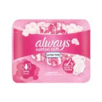 Always Cottony Soft Ultra Thin Large Wings 8Pads