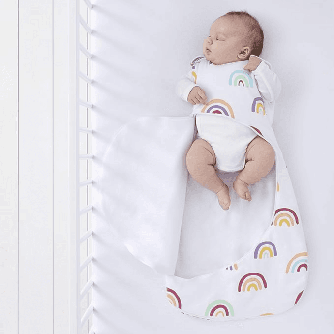 Snuz Pouch Sleeping Bag 2.5 Tog Rainbow 0 To 6 Months