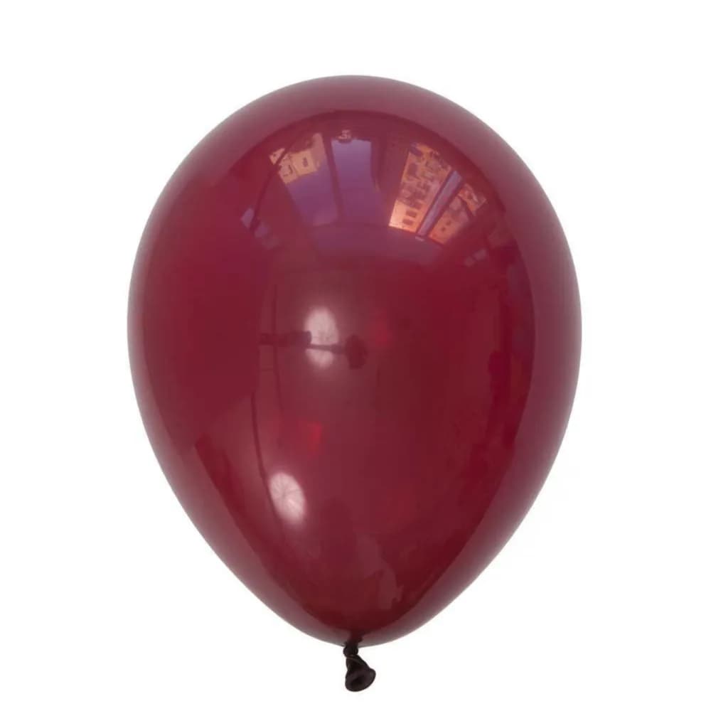 Balloon Burgundy Helium 12 Inch