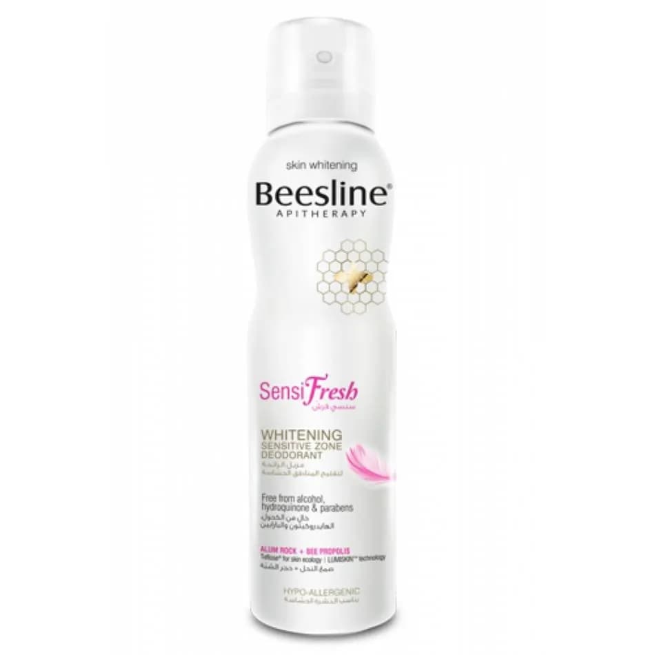 beesline deo spray whitening sensitive zone 150 ml