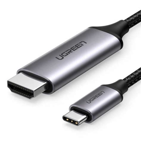 Ugreen Usb-C To Hdmi 4K Cable Thunderbolt 3, Adaptador Tipo C A Hdmi, Compatible Con Imac, Macbook