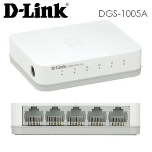 D-Link 5 Port Gigabit Easy Desktop Switch DGS 1005A