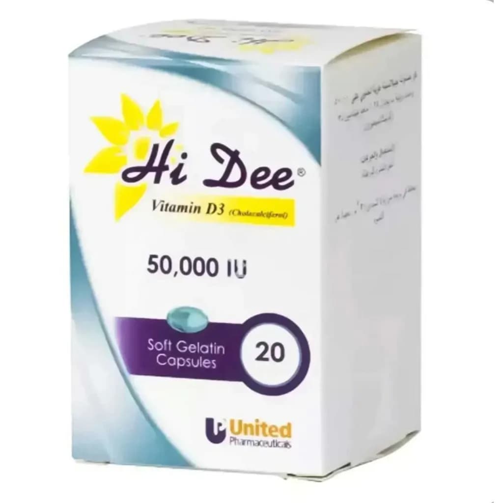 Hi Dee 50000 Iu Cap 20'S