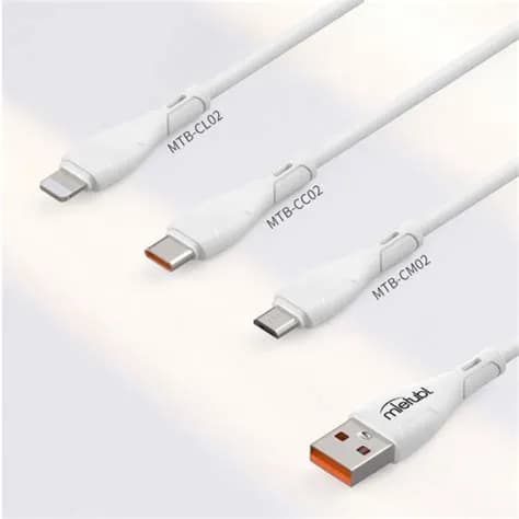 X.cell 3in1 Cable 1.5M-White (USB-A to USB C - Lightning - Micro)