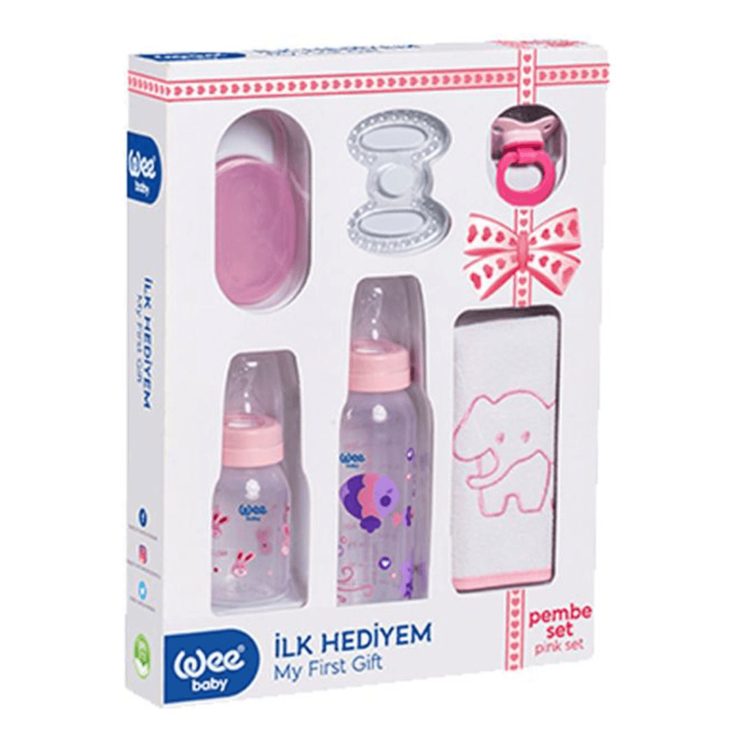 Wee Baby Gift Set Pink (Buy 1 Get 1 Free)