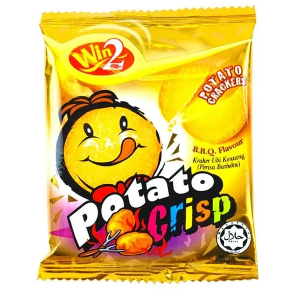 Win 2 Potato Crisp B.B.Q. Flavor 20G