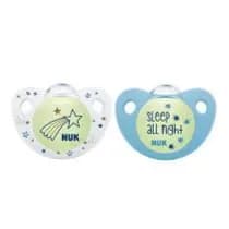 Nuk Pacifier S1 Space Night Boy 2'S