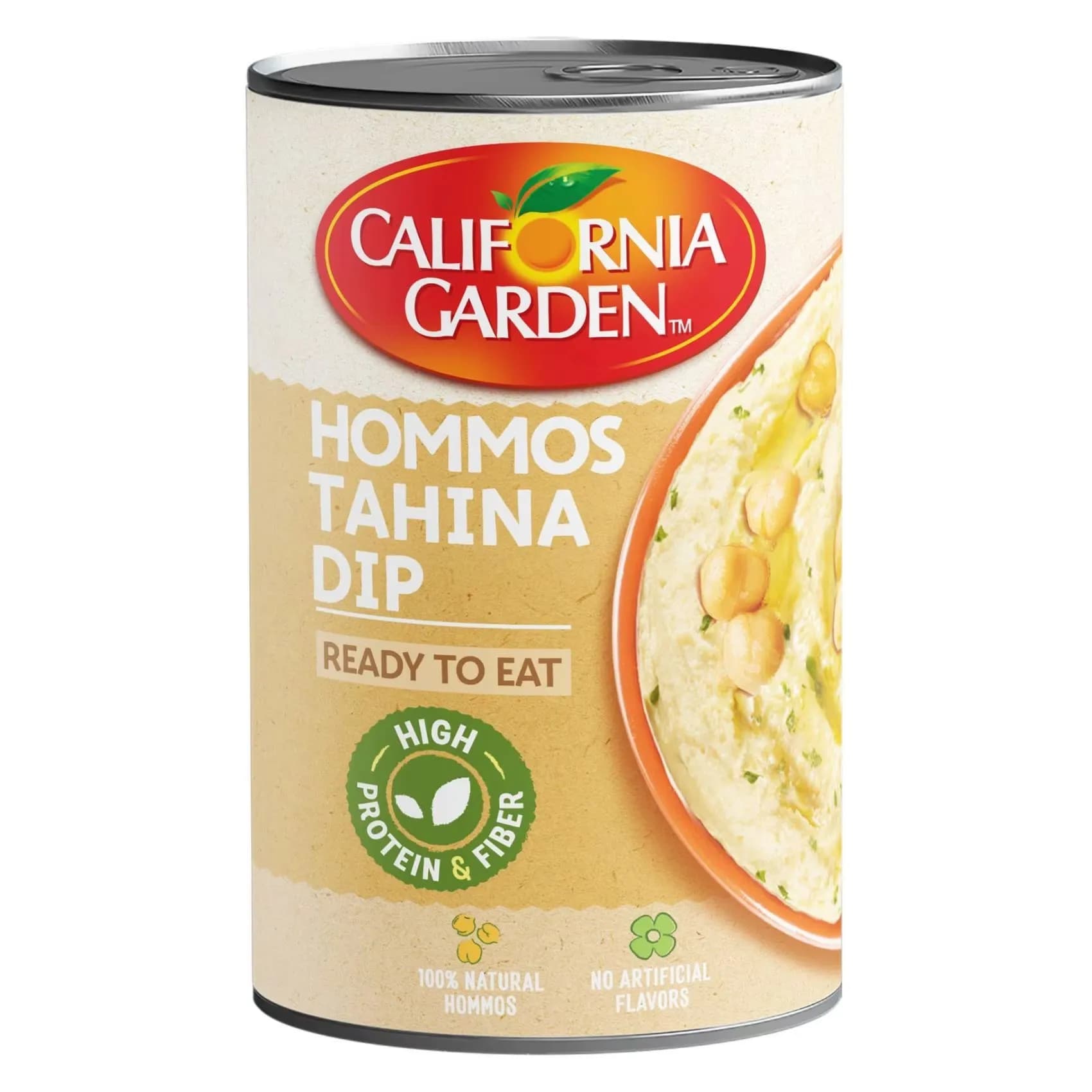 California Garden Ready To Eat Hommos Tahina Dip 400g