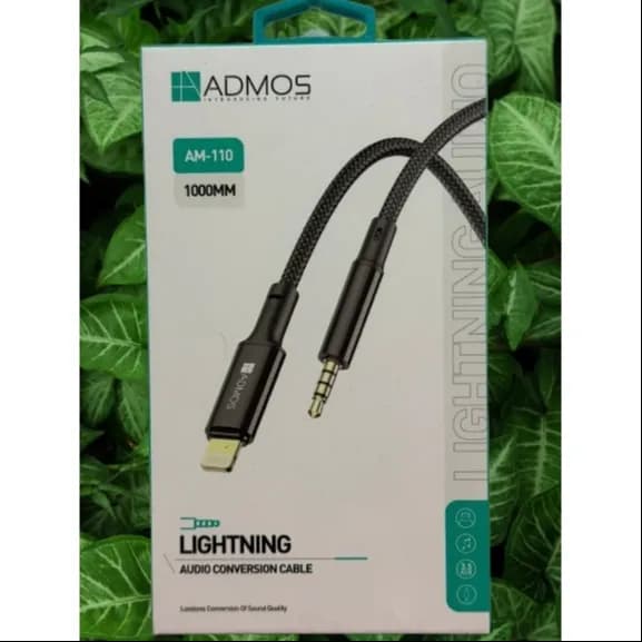 ADMOS AM-110 Lightning Audio Conversion Cable 1Mtr