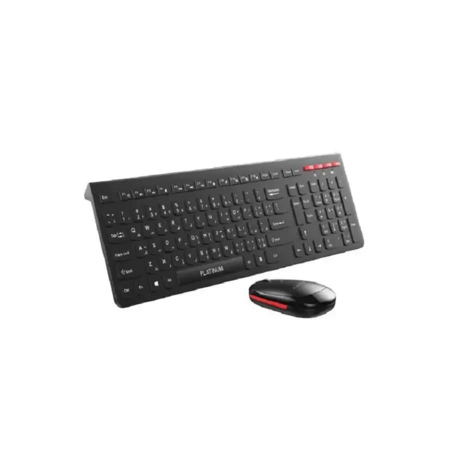 Platinum  Wireless Keyboard Mouse Set 2.4ghz