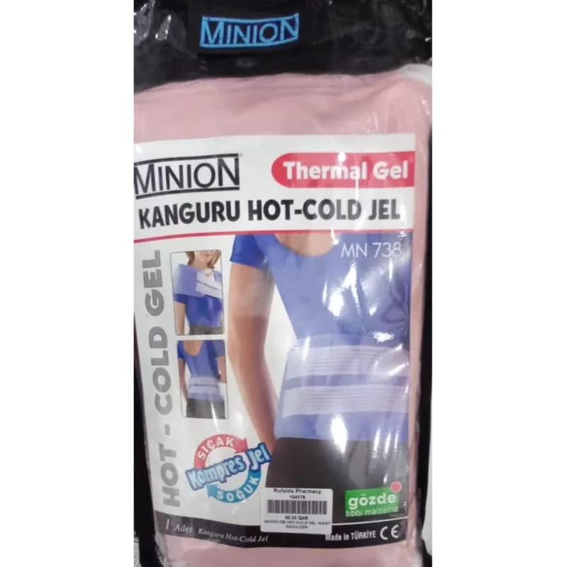 Minion 738 Hot-Cold Thermal Gel For Shoulder & Waist 1Pcs