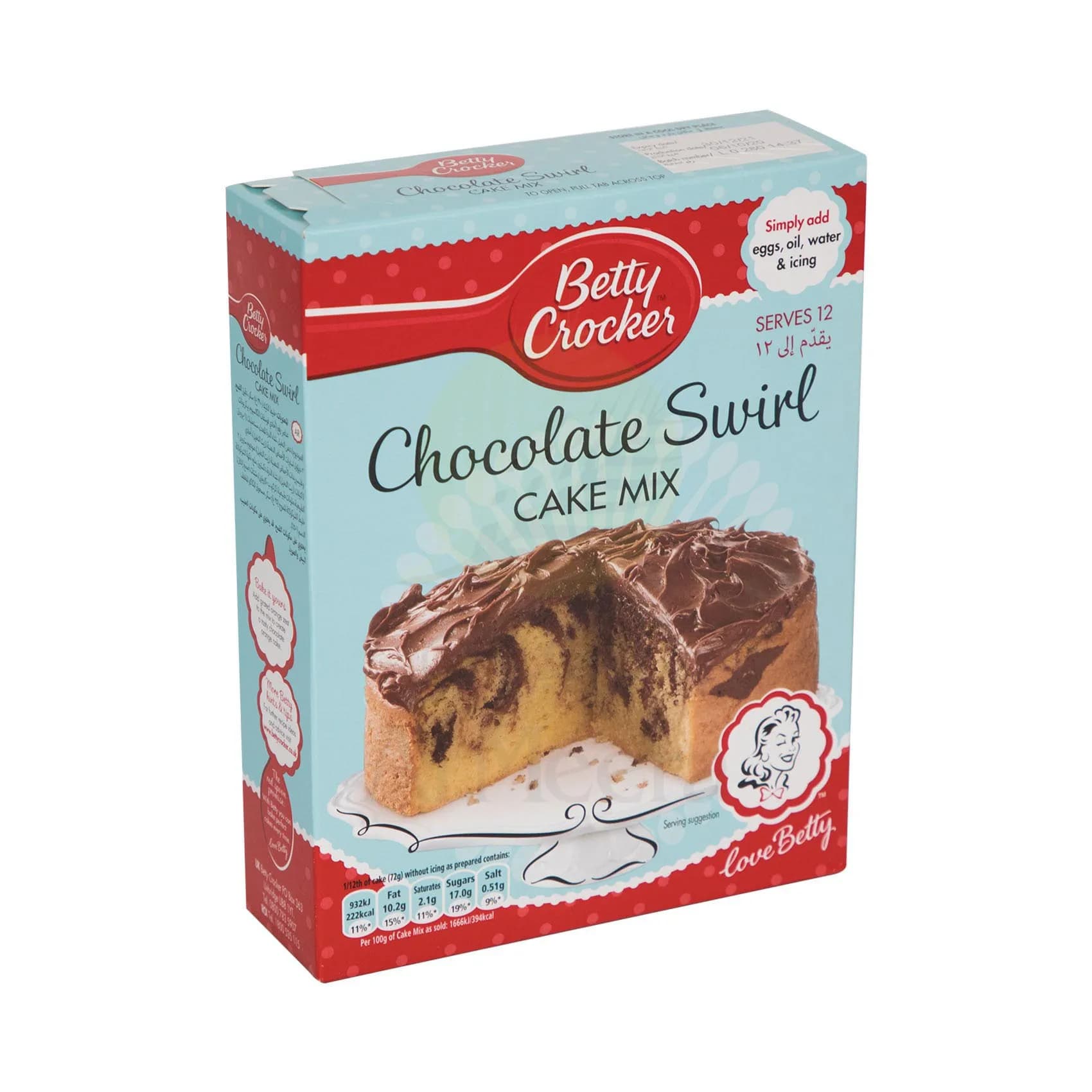 Bc Swirly Chocolate Fcake Mix 425Gm