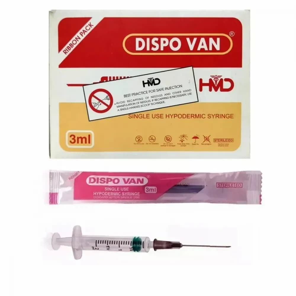 Dispovan 3Ml Syringe 1Pc