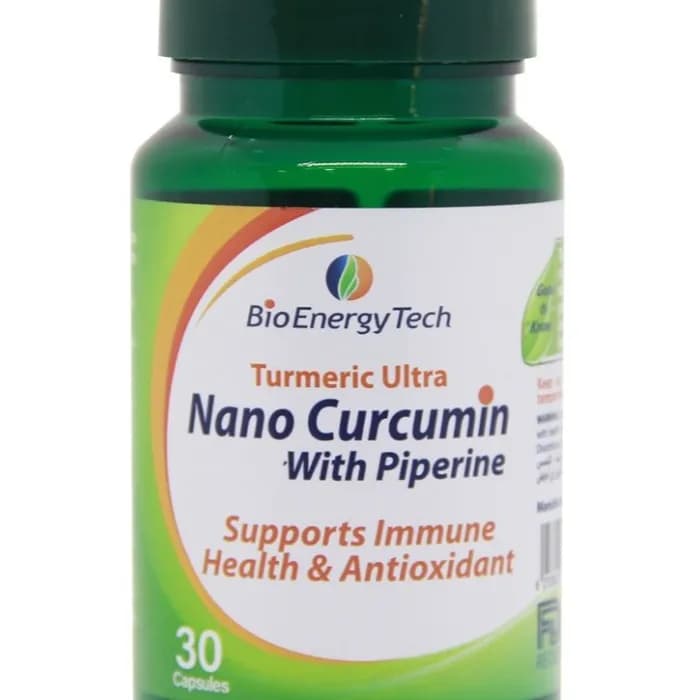 Bio Energy Tech Turmeric Ultra Nano Curcumin With Piperine