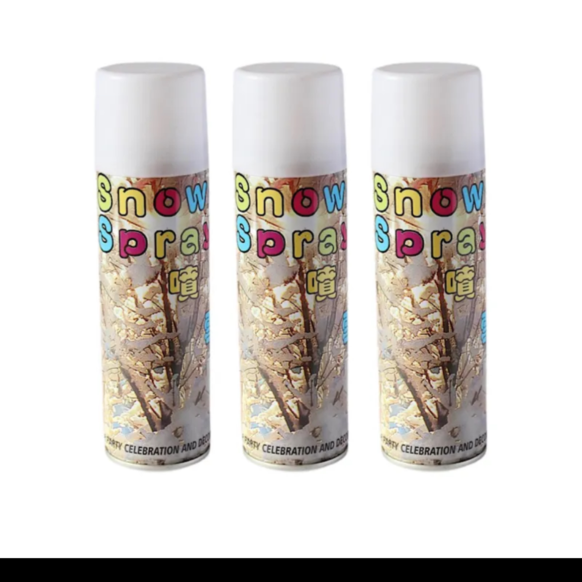 Snow Spray White 3Pcs