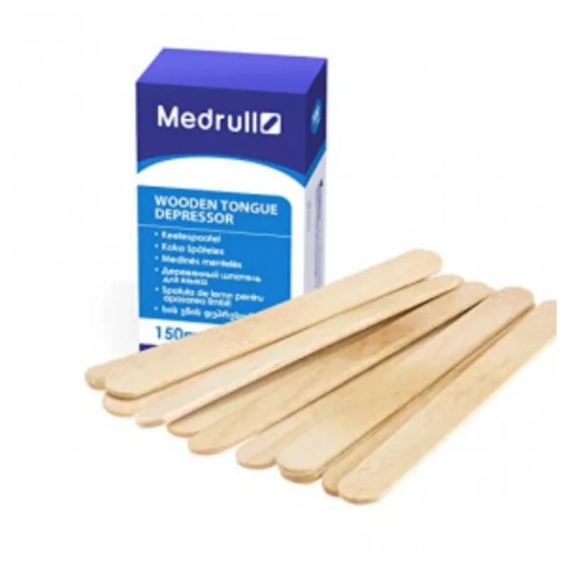 Medrull Tongue Depressor Non Sterile 100s