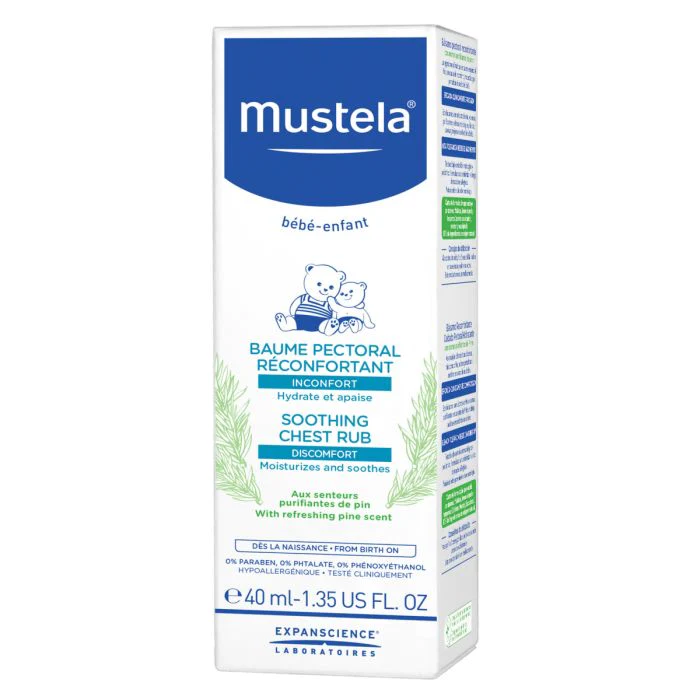 Mustela Soothing Chest Rub 40ml