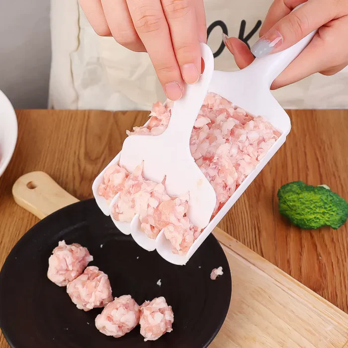 4-in-1 Kitchen Meatball Maker Tool, Squeezing Fish Ball and Meat Ball Tool