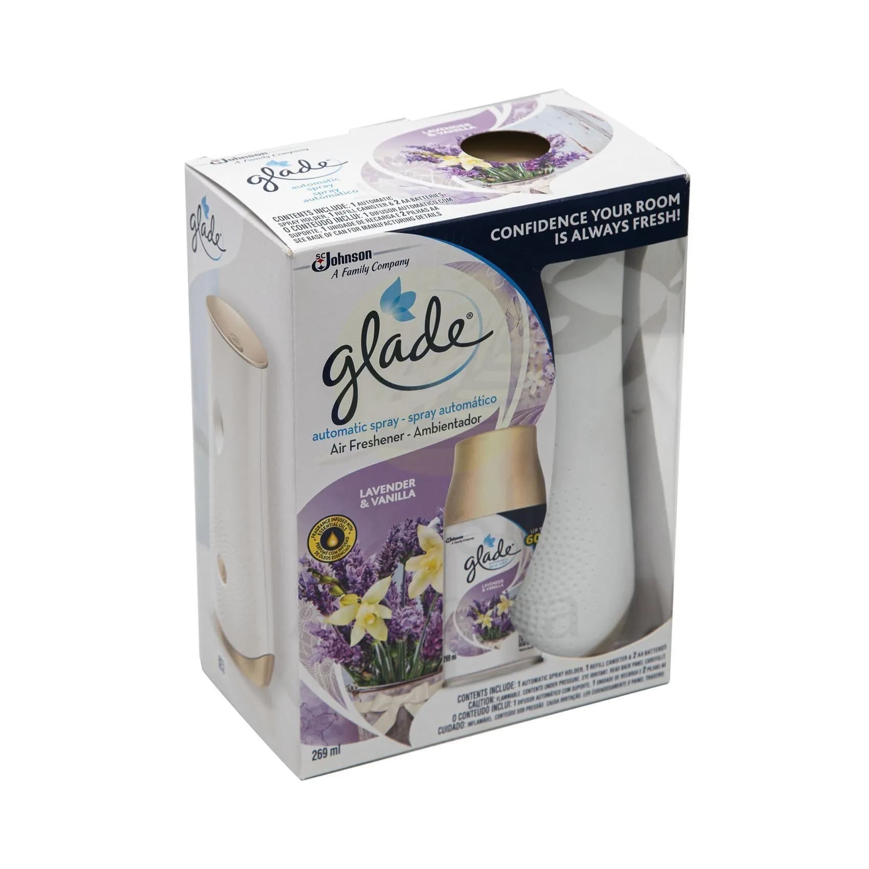 Glade Automatic Spray 3 In1 Lavender & Vanilla 269Ml