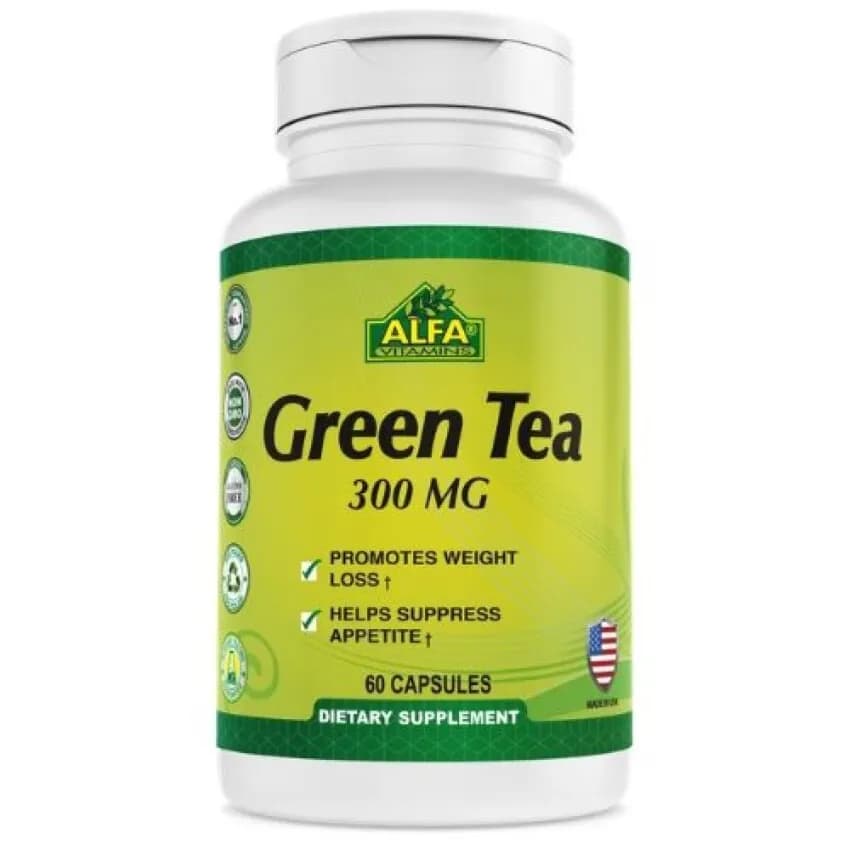 Alfa Green Tea 300 Mg 60 Capsules