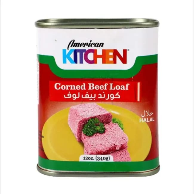 American Kitchen Corned Beef Loaf 12oz. 340Gm