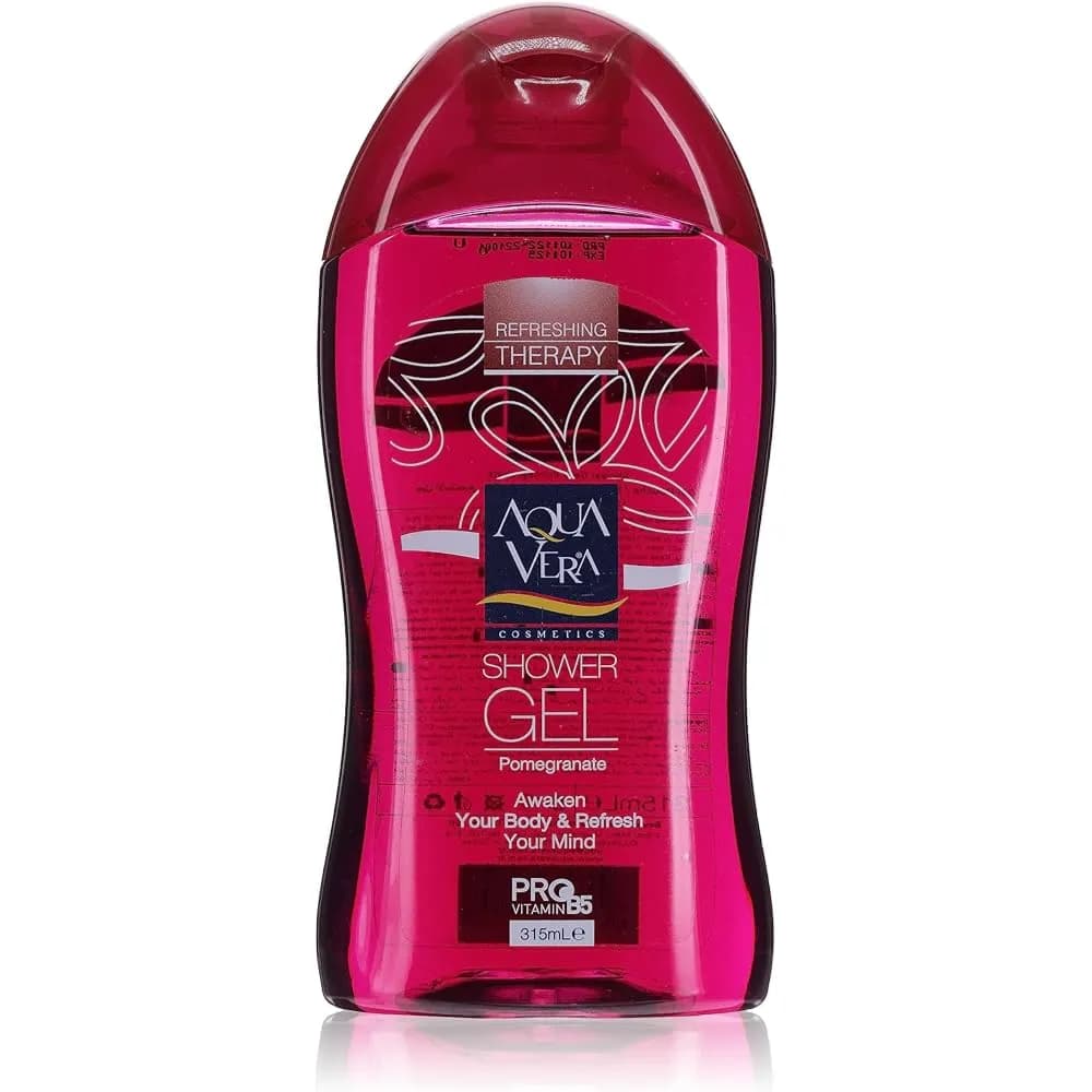 Aqua Vera Shower Gel Pomogranate 315Ml