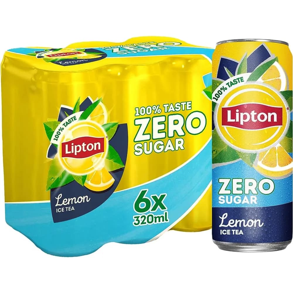 Lipton Ice Tea Lemon Zero Sugar 320ml*6