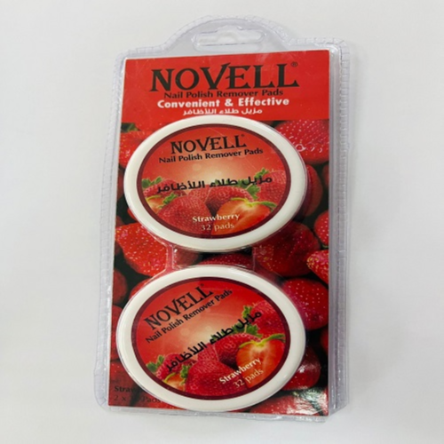 Novell Nail-Polish Remover Strawberry 1X64