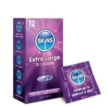 Skins Extra Large Condoms 12 S