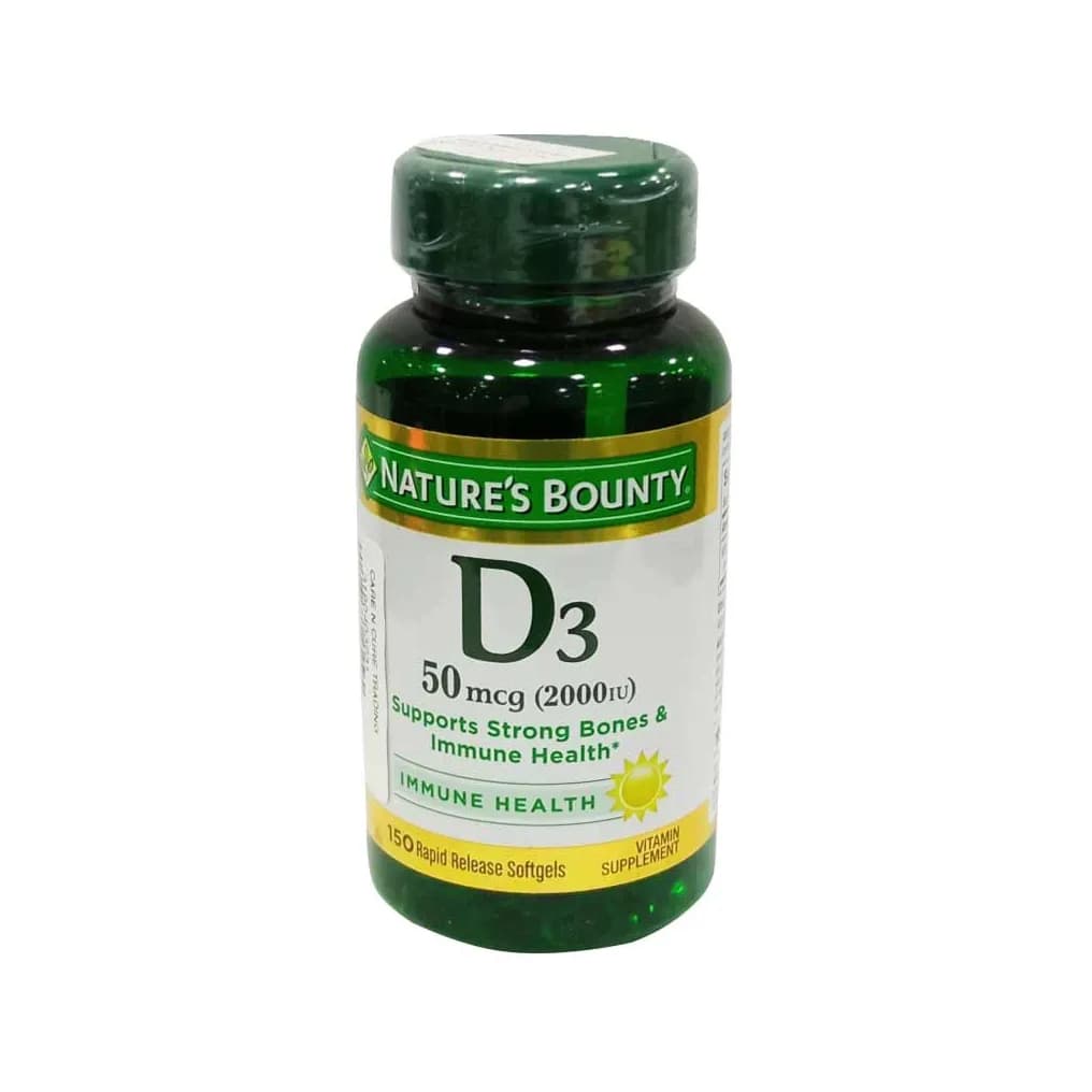 Natures Bounty D3 50 Mcg (2000iu)