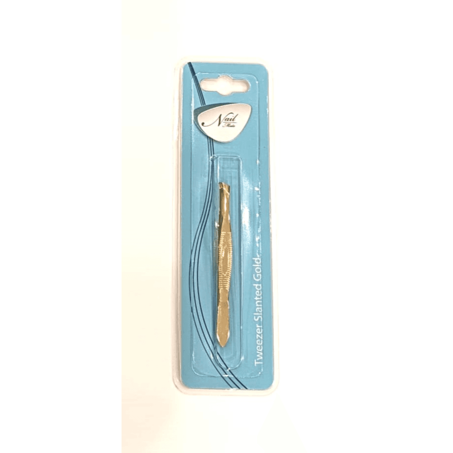 Nail Mate Tweezer Gold - Slanted