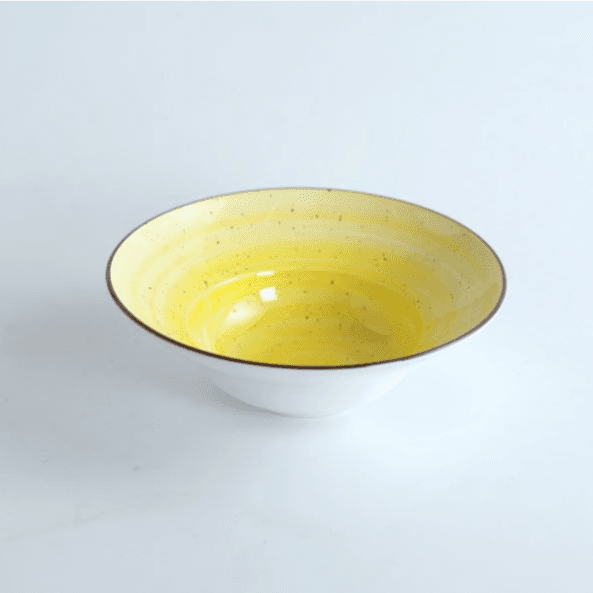 H.P Deco. Yellow Pasta / Soup Plate 23X8Cm / 08-1561Dy