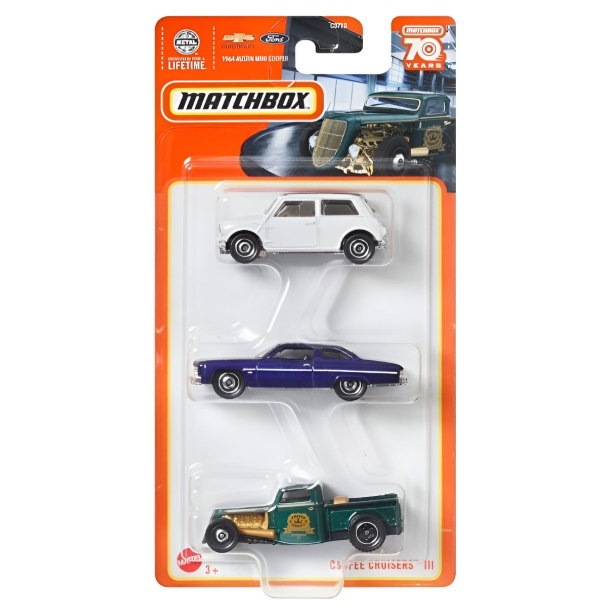 Matchbox 3cars Pack Collectible Cars Assorted - CAMB17