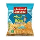 Al Mudhis Potato Ripples Crunchy Cheese 75 Gm