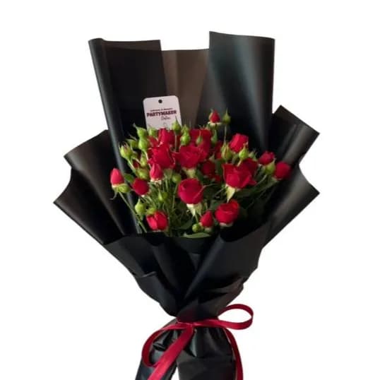 Red Spay Rose Bouquet