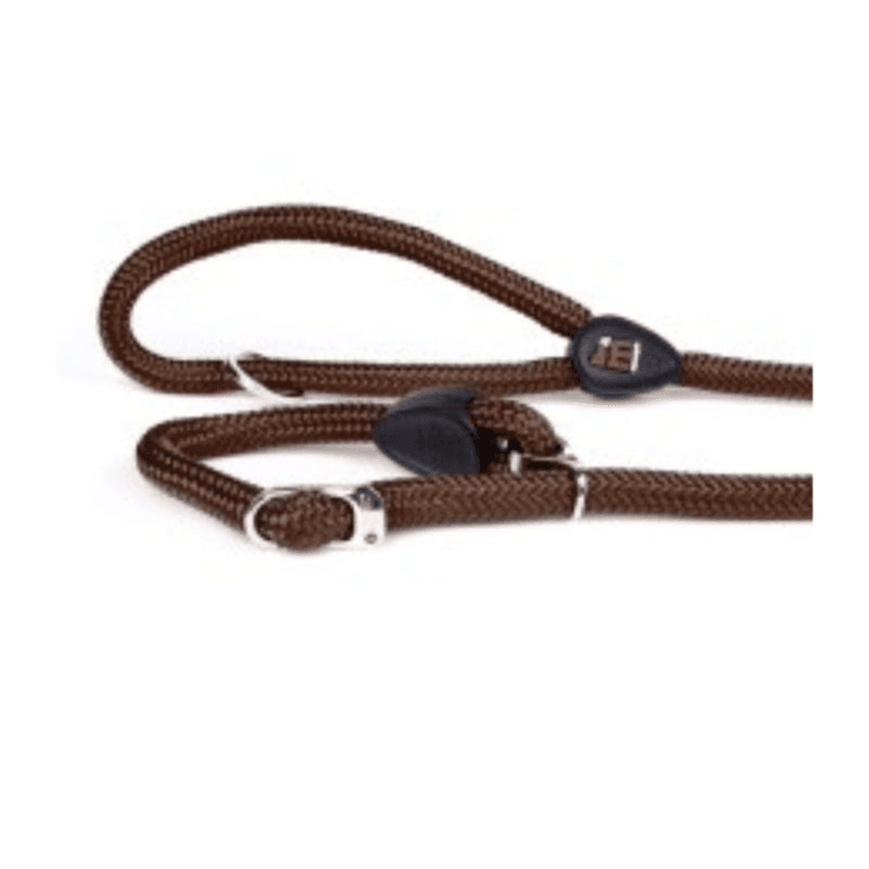 No Pull Leash Brown Nylon - S - (W- 0.8) - Myfamily