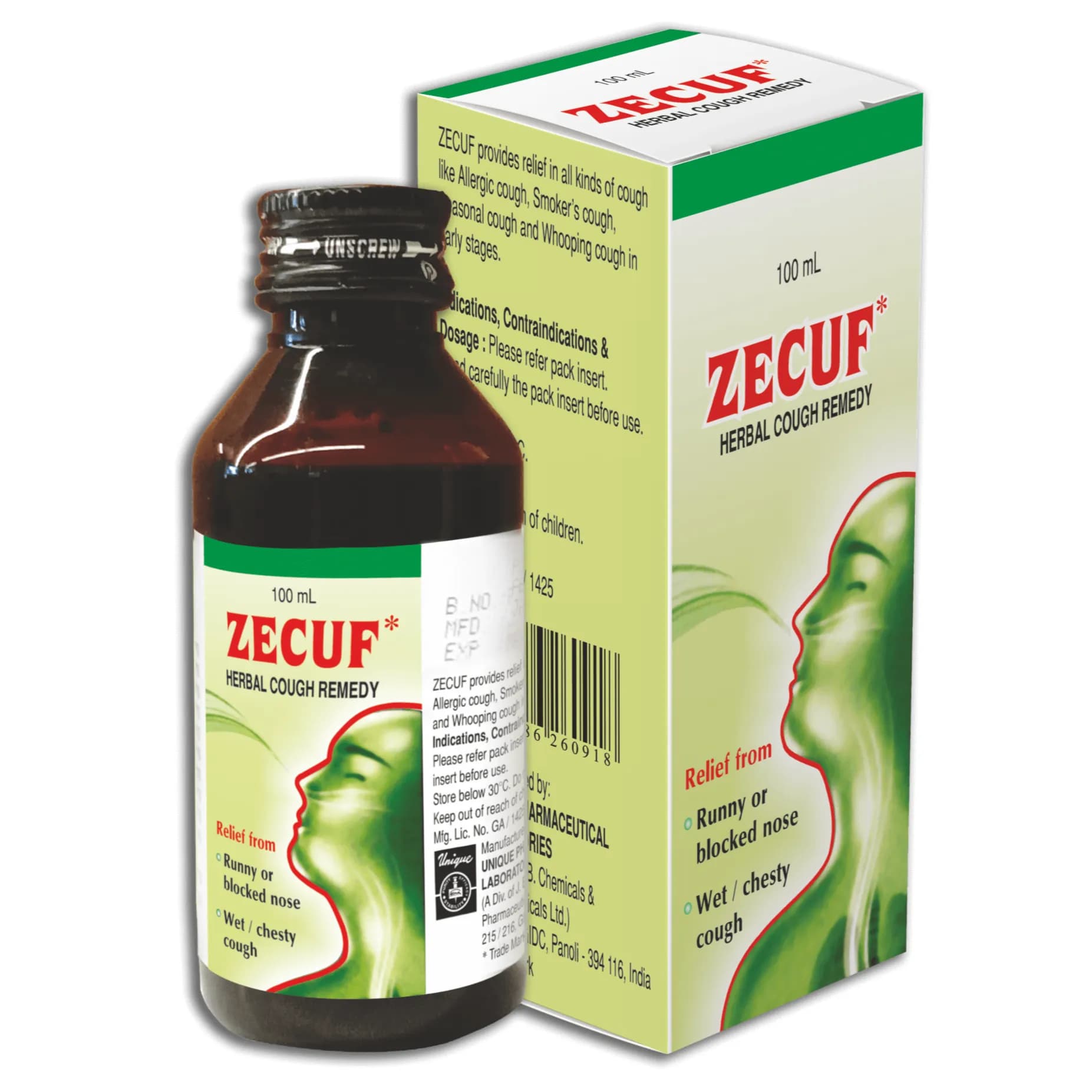 Zecuf Syrup 100 Ml