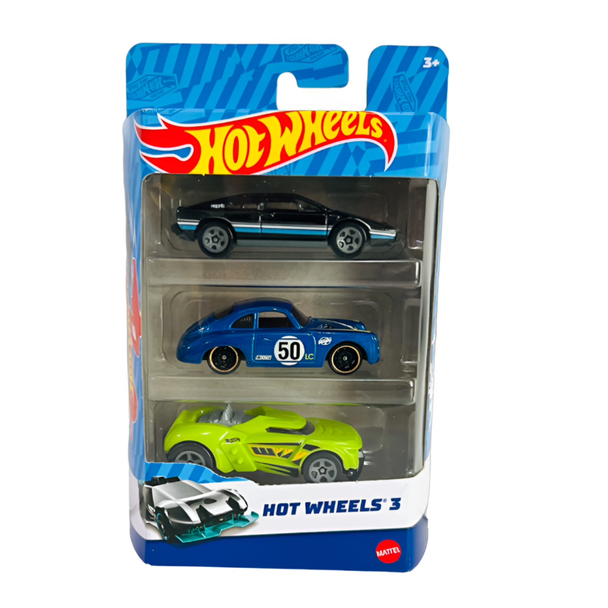 Hot Wheels Basic Car 3-Pack Asstorted (Cahw08)