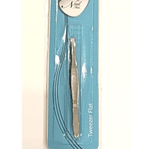 Nail Mate Tweezer Silver - Flat