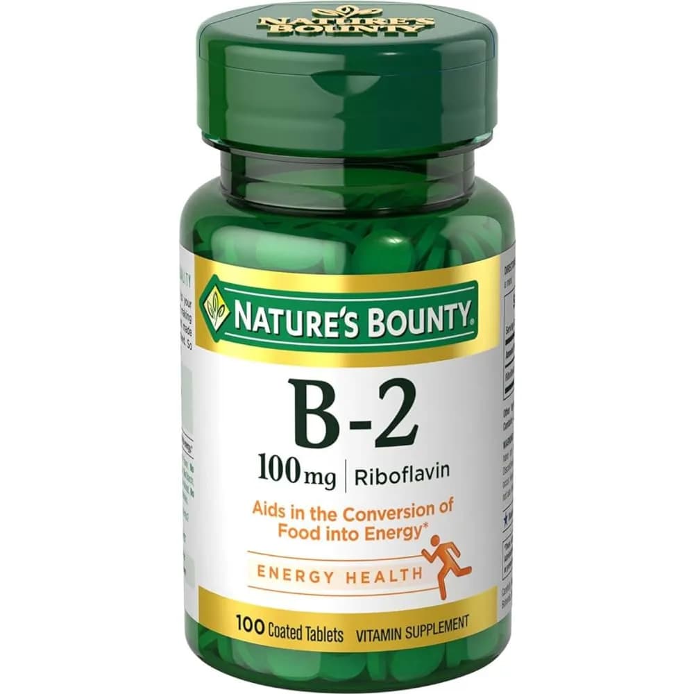 Natures Bounty B-2 100 Mg Riboflavin 100's