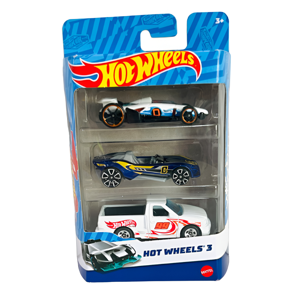 Hot Wheels Basic Car 3-Pack Asstorted (Cahw08)