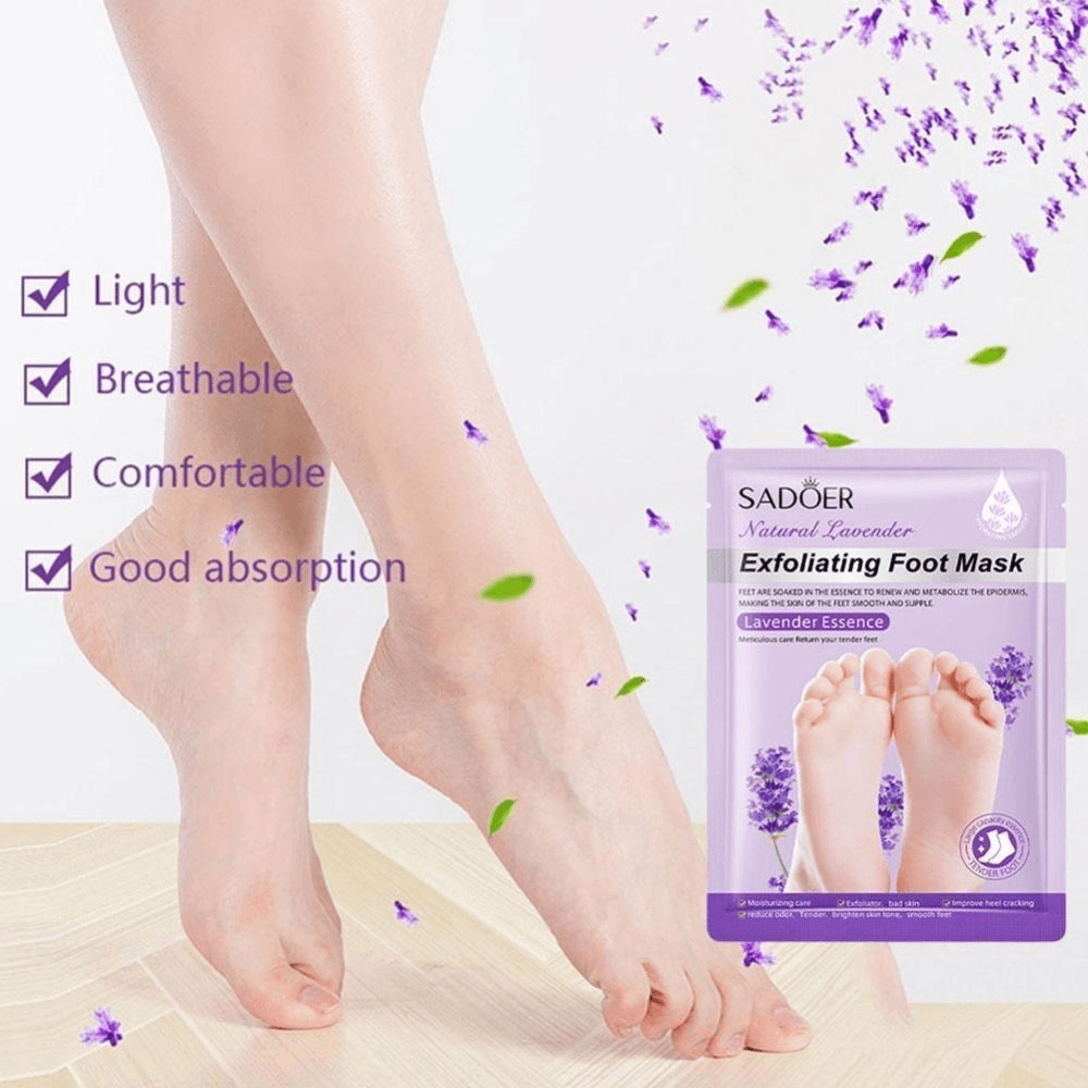 Sadoer Lavender Milk Foot Exfoliating Mask